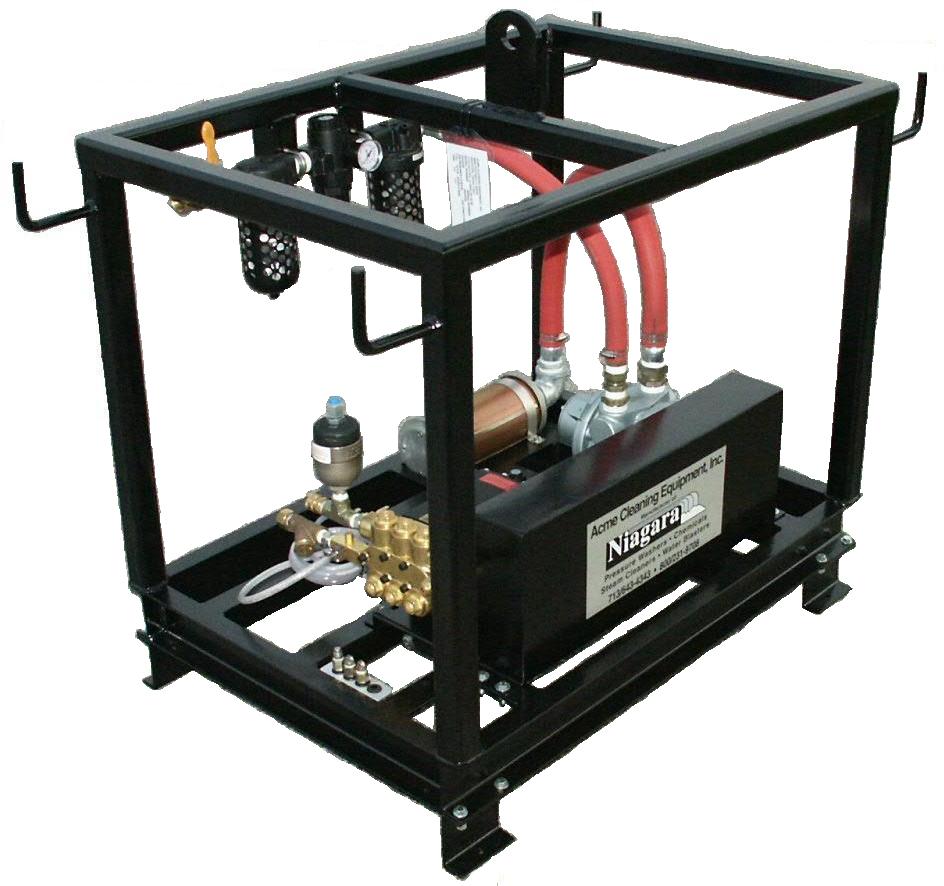 Air Powered Pressure Washers, Hydrostatic Test, Foam Applicators and